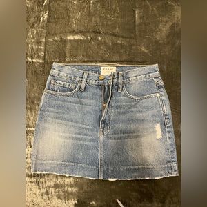 Frame denim mini skirt